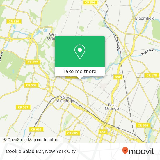 Cookie Salad Bar map