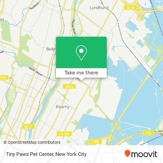 Tiny Paws Pet Center map