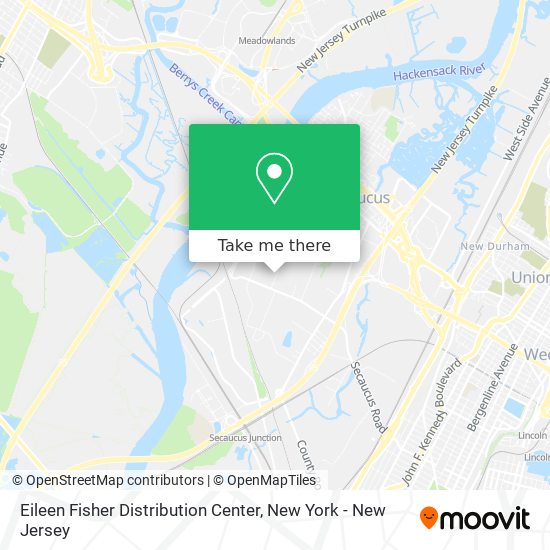 Mapa de Eileen Fisher Distribution Center