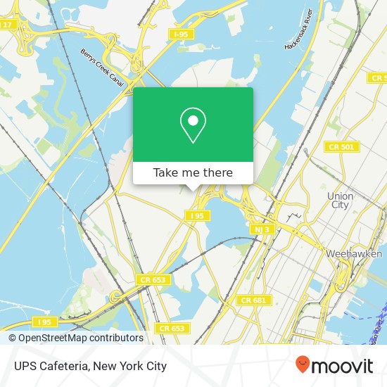 Mapa de UPS Cafeteria