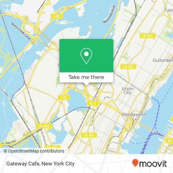 Gateway Cafe map