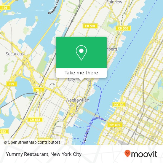 Yummy Restaurant map