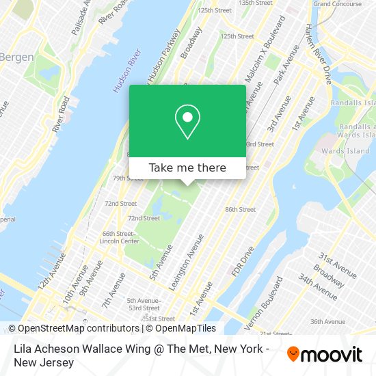 Mapa de Lila Acheson Wallace Wing @ The Met