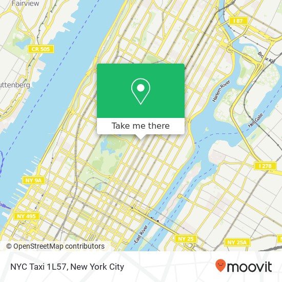 NYC Taxi 1L57 map