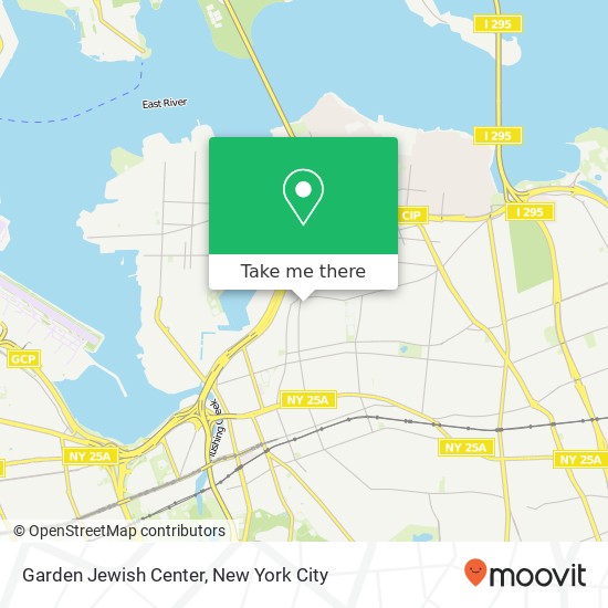 Garden Jewish Center map