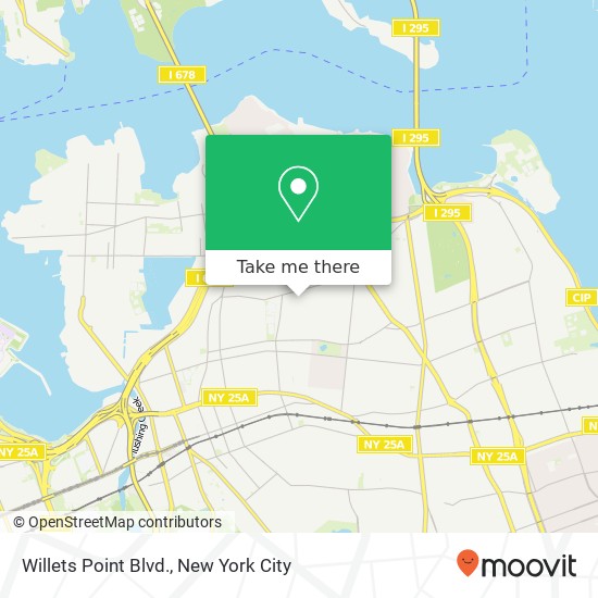 Willets Point Blvd. map