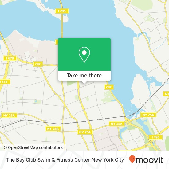 The Bay Club Swim & Fitness Center map