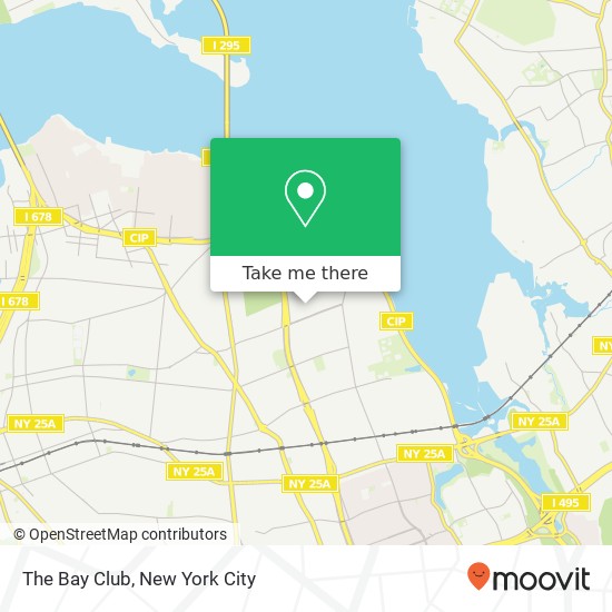 The Bay Club map