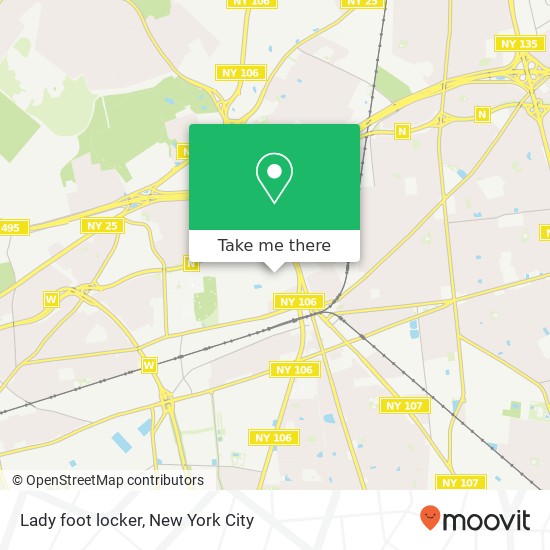Mapa de Lady foot locker