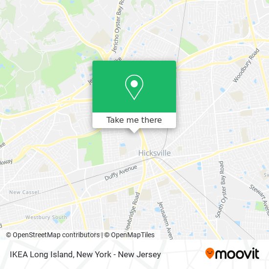 IKEA Long Island map