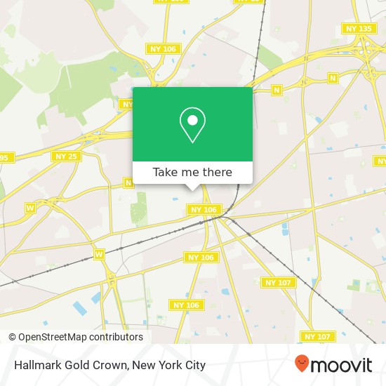 Hallmark Gold Crown map
