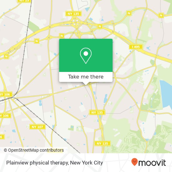 Plainview physical therapy map