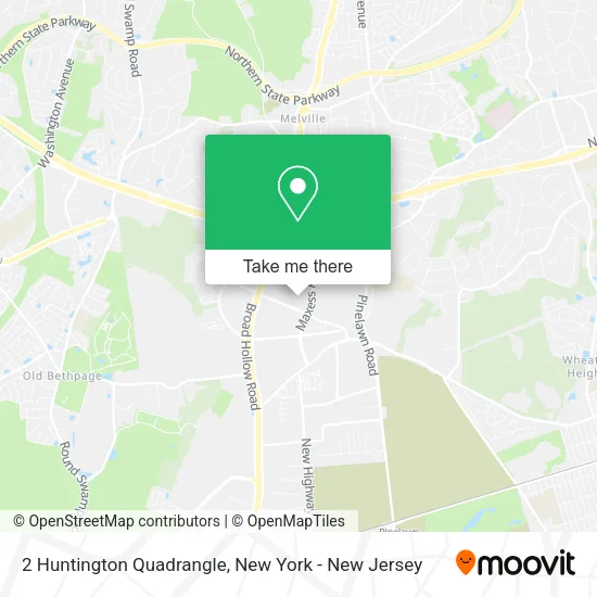 2 Huntington Quadrangle map