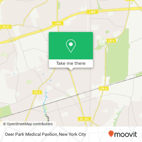 Deer Park Medical Pavilion map