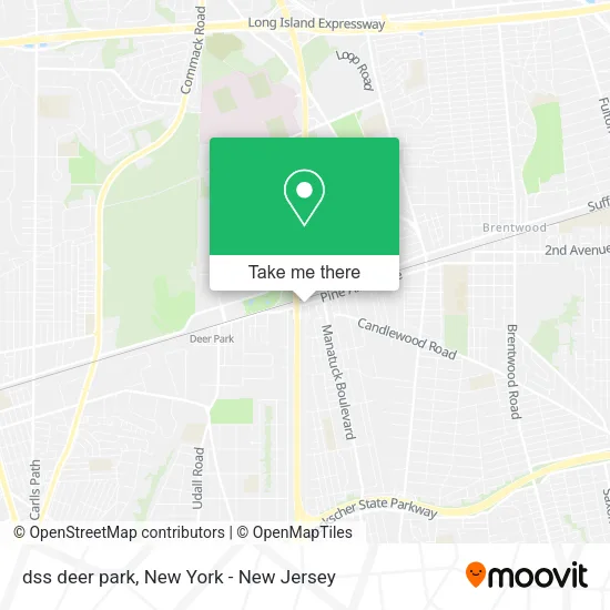 dss deer park map