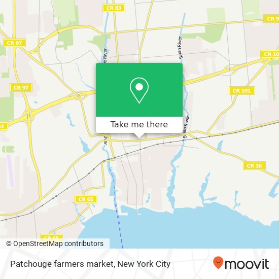 Mapa de Patchouge farmers market