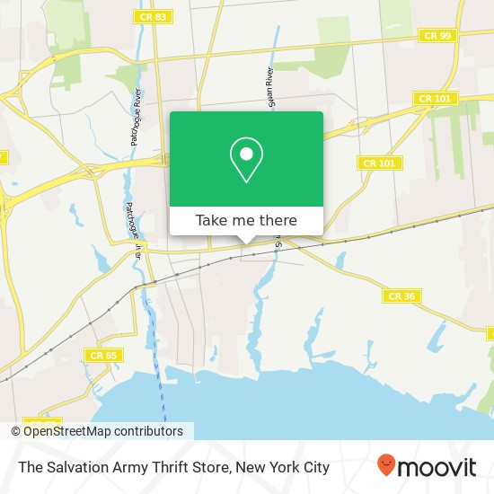 Mapa de The Salvation Army Thrift Store