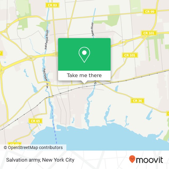 Mapa de Salvation army