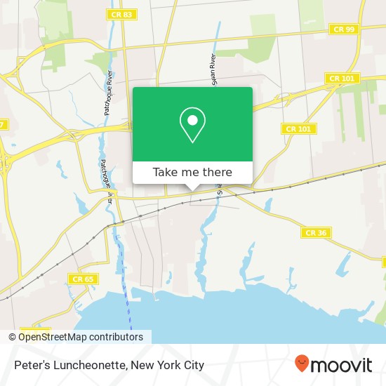 Mapa de Peter's Luncheonette