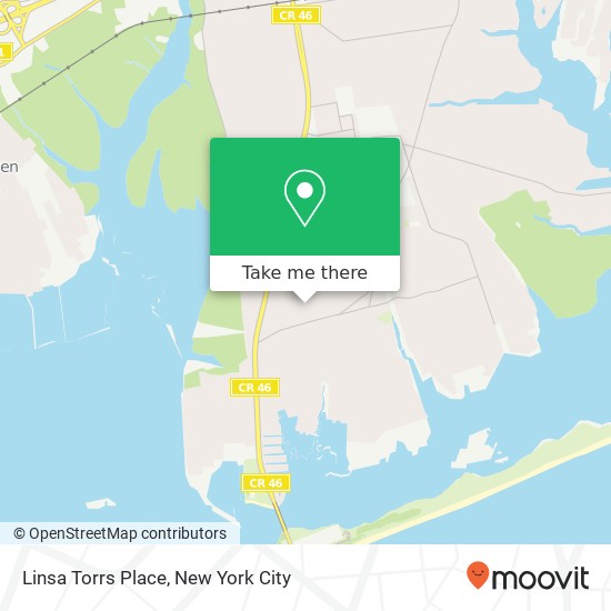 Linsa Torrs Place map