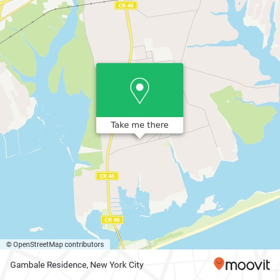Mapa de Gambale Residence
