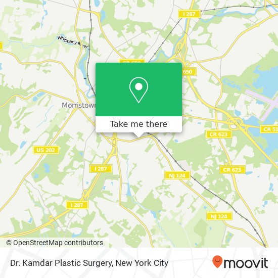 Dr. Kamdar Plastic Surgery map