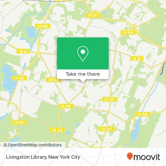 Livingston Library map