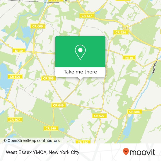 Mapa de West Essex YMCA