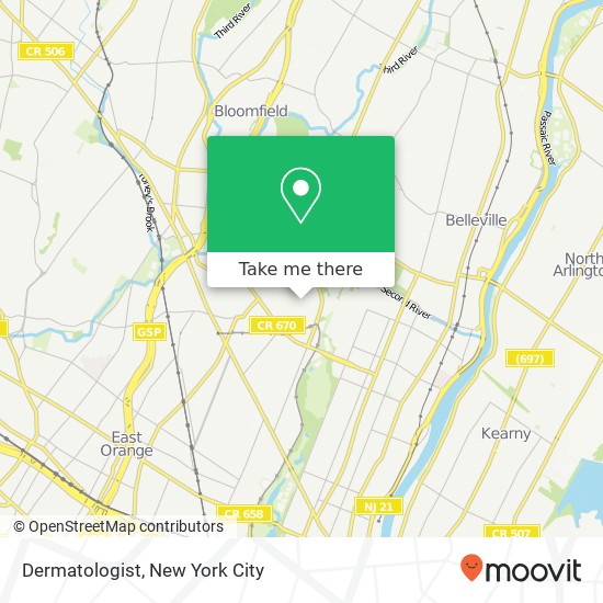 Mapa de Dermatologist