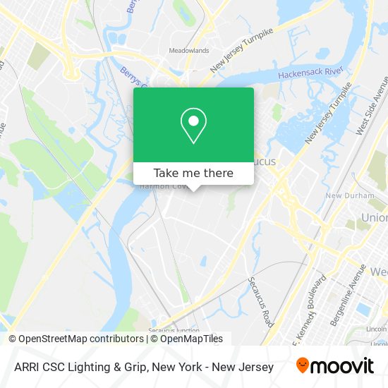 ARRI CSC Lighting & Grip map