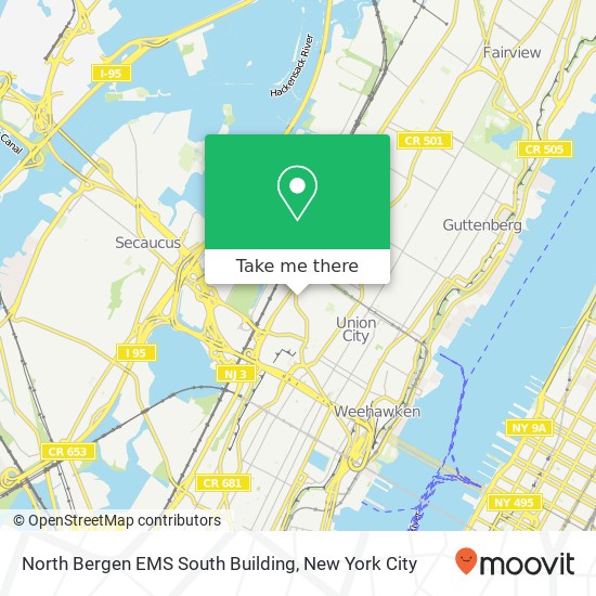 North Bergen EMS South Building map