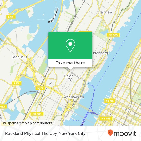 Rockland Physical Therapy map