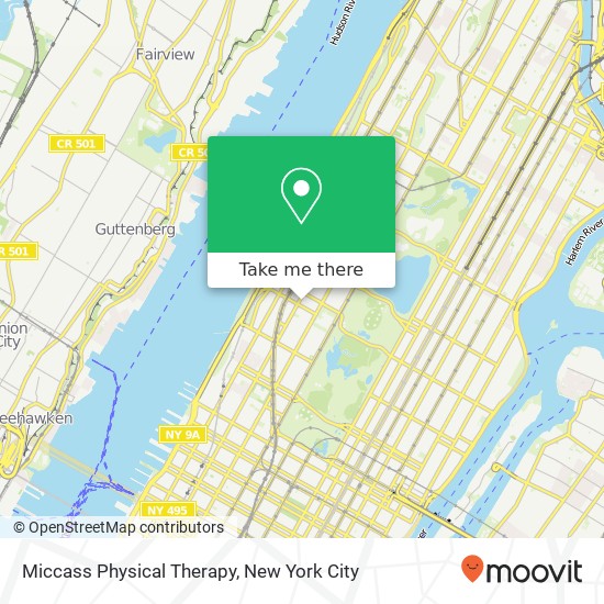 Miccass Physical Therapy map