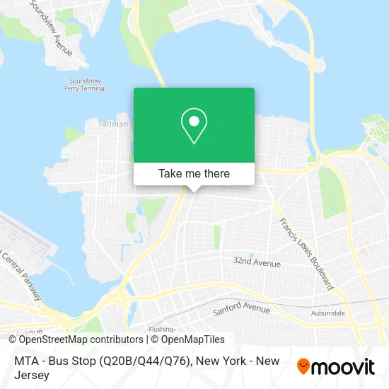Mapa de MTA - Bus Stop (Q20B/Q44/Q76)
