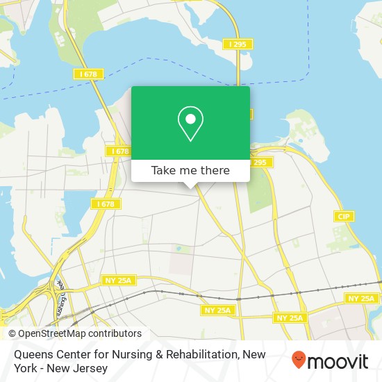 Mapa de Queens Center for Nursing & Rehabilitation