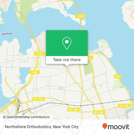 Mapa de Northshore Orthodontics