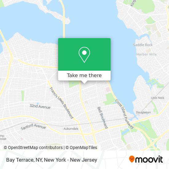 Bay Terrace, NY map