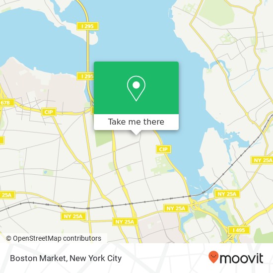 Mapa de Boston Market