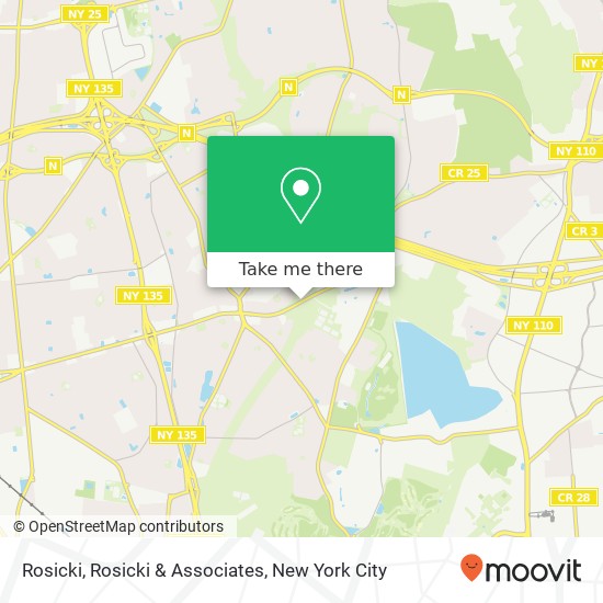 Rosicki, Rosicki & Associates map