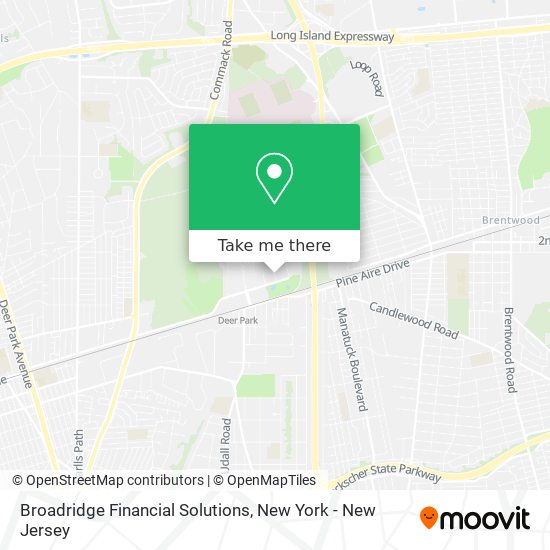 Mapa de Broadridge Financial Solutions