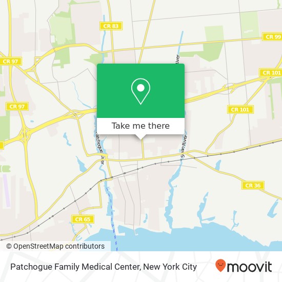 Patchogue Family Medical Center map