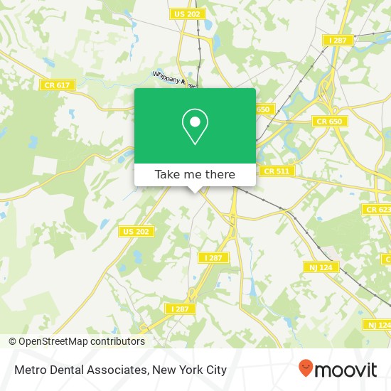 Mapa de Metro Dental Associates