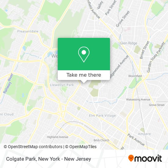 Mapa de Colgate Park
