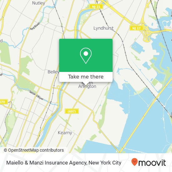 Mapa de Maiello & Manzi Insurance Agency