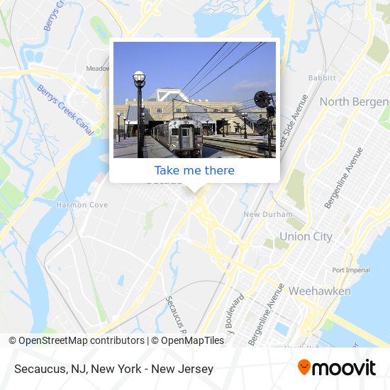 Mapa de Secaucus, NJ