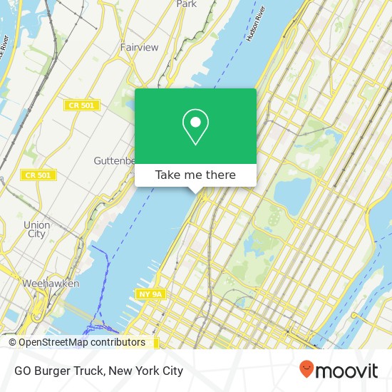 GO Burger Truck map