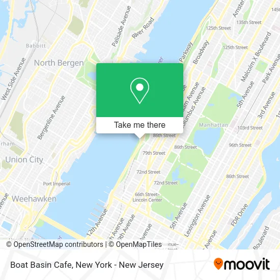 Boat Basin Cafe map