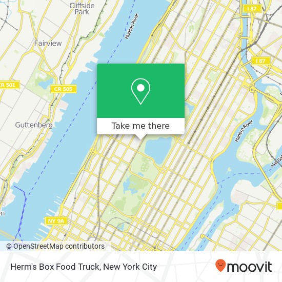 Herm's Box Food Truck map