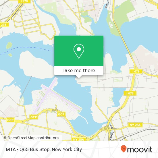 Mapa de MTA - Q65 Bus Stop