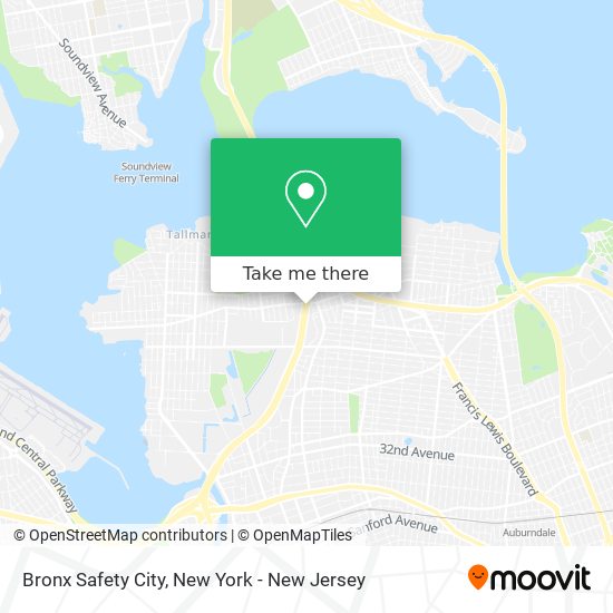 Bronx Safety City map